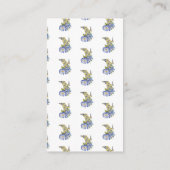 Moderne Chinoiserie Rezept für die Brücke Begleitkarte (Rückseite)