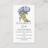 Moderne Chinoiserie Rezept für die Brücke Begleitkarte (Vorderseite)