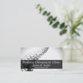 Moderne Chiropractic Chiropraktor Clinic Health Visitenkarte (Stehend Vorderseite)