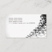 Moderne Chiropractic Chiropraktor Clinic Health Visitenkarte (Rückseite)