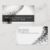 Moderne Chiropractic Chiropraktor Clinic Health Visitenkarte (Vorne/Hinten)