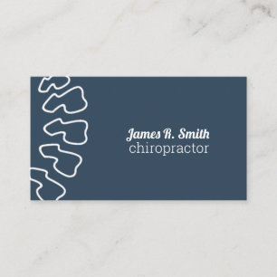 Moderne Chiropractic Wellness Business Card Visitenkarte