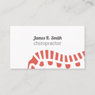 Moderne Chiropractic Wellness Business Card Visitenkarte