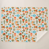 Moderne Chirsmtas Sherpadecke (Vorderseite (Horizontal))