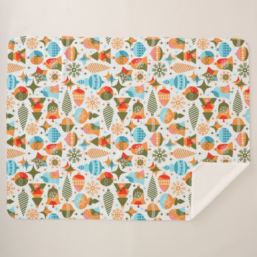 Moderne Chirsmtas Sherpadecke (Vorderseite (Horizontal))