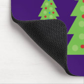 Moderne Christbaumkunst Mousepad (Ecke)