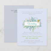 Moderne Christlich-katholische Hochzeitseinladung (Vorne/Hinten)