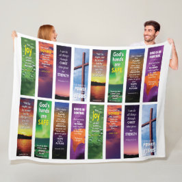 Moderne Christliche Bibelbibliotheken Fleecedecke