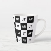 Moderne Christliche Monogramm-FREUNDE FÜR DIE Milchtasse (Rechts)