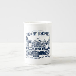 Moderne christliche Tasse mit inspirierendem Bibel