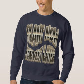 Moderne Christliche Typographie Sweatshirt (Vorderseite)