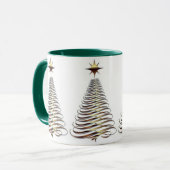 **MODERNE CHRISTMAS TREE** FUN CHRISTMAS TASSE (Vorderseite Links)