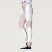 Moderne Circle Elegante Abstrakte Round-Template Leggings (Links)