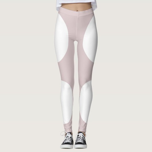 Moderne Circle Elegante Abstrakte Round-Template Leggings (Vorderseite)
