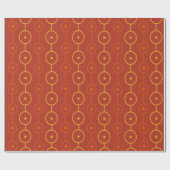 Moderne Circle Stings Mitte des Jahrhunderts Geschenkpapier (Flach)