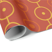 Moderne Circle Stings Mitte des Jahrhunderts Geschenkpapier (Rolleneckpunkt)