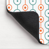 Moderne Circle Stings Mitte des Jahrhunderts Mousepad (Ecke)