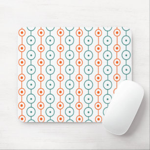 Moderne Circle Stings Mitte des Jahrhunderts Mousepad
