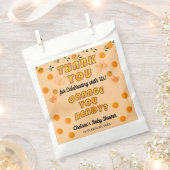 Moderne Citrus Orange Süsse Fruchtzest Vielen Dank Geschenktütchen (Ausgeschnitten)