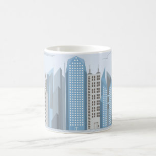 Moderne City Life Tasse - Urban Street Scene