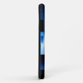 Moderne City Skyline mit Vollmond-Signatur Case-Mate iPhone Hülle (Hinten/Rechts)