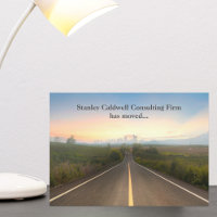 Moderne City Skyline Road Individuelle Geschäftsen