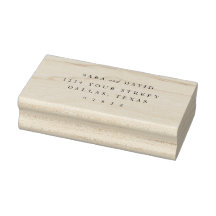 Moderne Classic Couple Envelope Rücksendeadresse