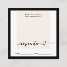 Moderne Clean Layout Challigrafie Ernennung