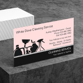 Moderne Clearing Business Cards Visitenkarte