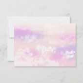 Moderne Cloud-Brautparty-Rezeptanfrage Einladung (Rückseite)