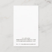 Moderne Coca Brown-Netzklassekarte Visitenkarte (Rückseite)