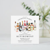 Moderne Cocktail-Party Einladung (Stehend Vorderseite)