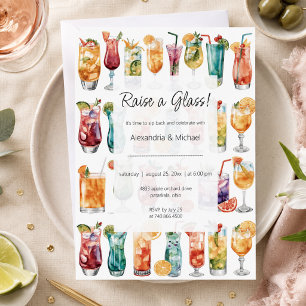 Moderne Cocktail-Party-Kollektion Einladung