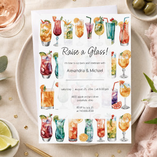 Moderne Cocktail-Party-Kollektion Einladung