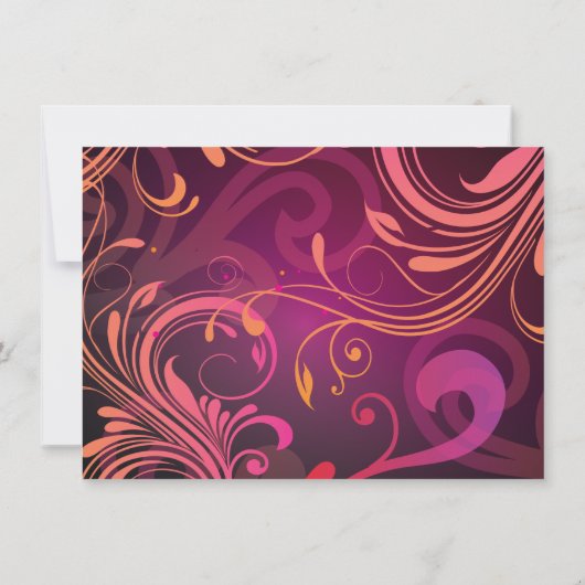 MODERNE COCKTAIL-PARTY Party Einladung (Rückseite)