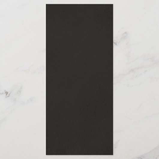 Moderne Cocktailkarte Halloween Mitte des Jahrhund Programm (Rückseite)