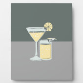 Moderne Cocktails Colorblock Fotoplatte (Vorderseite)