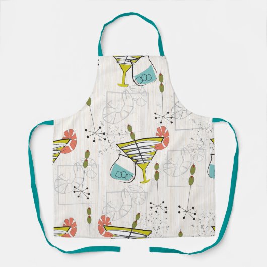 Moderne Cocktailstunde aus dem Mittelalter Schürze (Vorderseite)