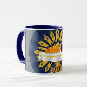 Moderne Coffee-Bar-Deco-Ästhetik Personalisiert Tasse (Vorderseite Links)