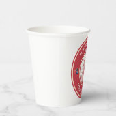 Moderne Cold Smoothies Fruchtsaftwerkstatt Name Pappbecher (Rechts)