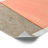 Moderne Collage Art. Mixed Media on Leinwand. Colo Poster (Ecke)