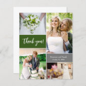 Moderne Collage aus grünem Foto nach Maß (Vorne/Hinten)