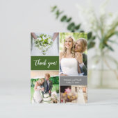 Moderne Collage aus grünem Foto nach Maß (Stehend Vorderseite)