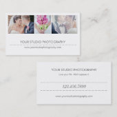 Moderne Collage Business Card Visitenkarte (Vorne/Hinten)
