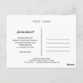 Moderne Collage Business Marketing Postkarten (Rückseite)