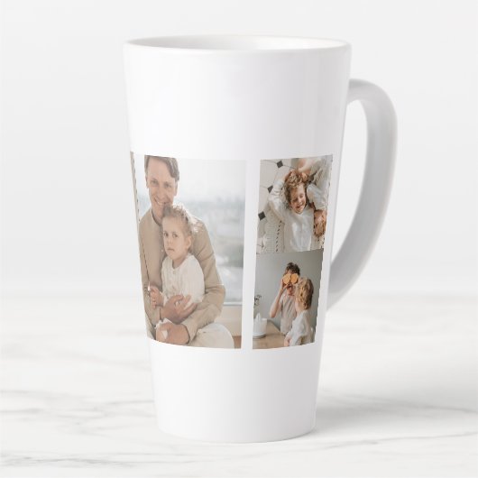 Moderne Collage Drei Foto | Glückliches Erntedankf Milchtasse (Rechte Ecke)