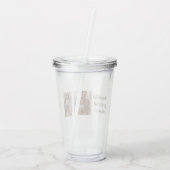 Moderne Collage Drei Foto | Happy Thanksgiving AG Acryltrinkbecher (Rückseite)