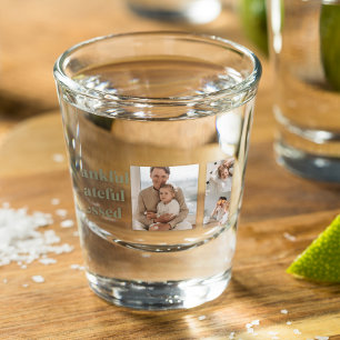 Moderne Collage Drei Foto   Happy Thanksgiving Sh Schnapsglas