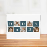 Moderne Collage Fathers Foto & Green Daddy Geschen<br><div class="desc">Ein modernes Collage Vthers Foto ist ein personalisiertes Geschenk, das mehrere Fotos einer Vater- oder Vaterfigur kreativ und stilvoll kombiniert. Es beinhaltet die Auswahl mehrerer bedeutender Bilder und deren Anordnung in einem Collage-Format, oft mit überlappenden oder rasterähnlichen Designs. Die Fotos können verschiedene Momente oder Erinnerungen, wie Familienferien, besondere Anlässe oder...</div>