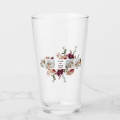 Moderne Collage Foto-Blume geben den Rahmen für be Glas (Vorderseite)